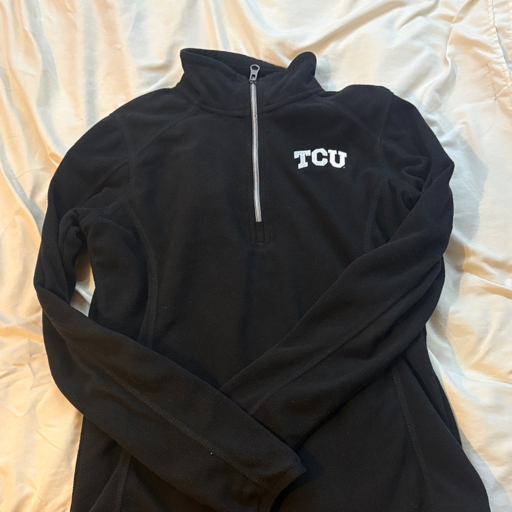 Port Authority Black Fleece Quarter-Zip Pullover